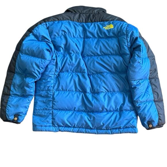 North Face Goose Down Blue Puffer Jacket - M (10-12) - Picture 2 of 5